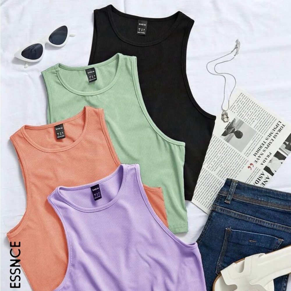 XXL CROP TOP TANK TOPS